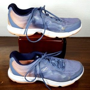 Ryka Womens Devo Plus 2 Purple Running Walking Shoes Size 8